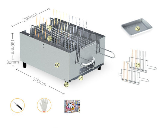 Horno BBQ Interior Comercial sin Humo - Image 16