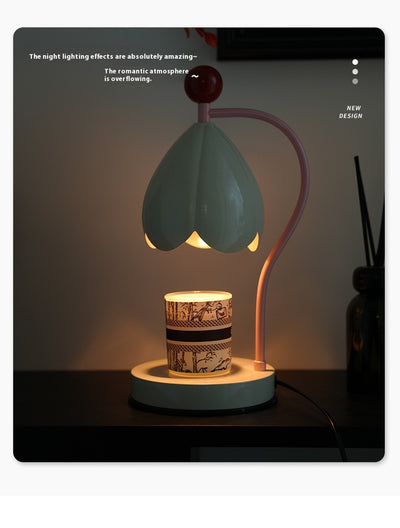 Lámpara de Aroma Estilo Antiguo con Cera Derretible Linglan - Image 9