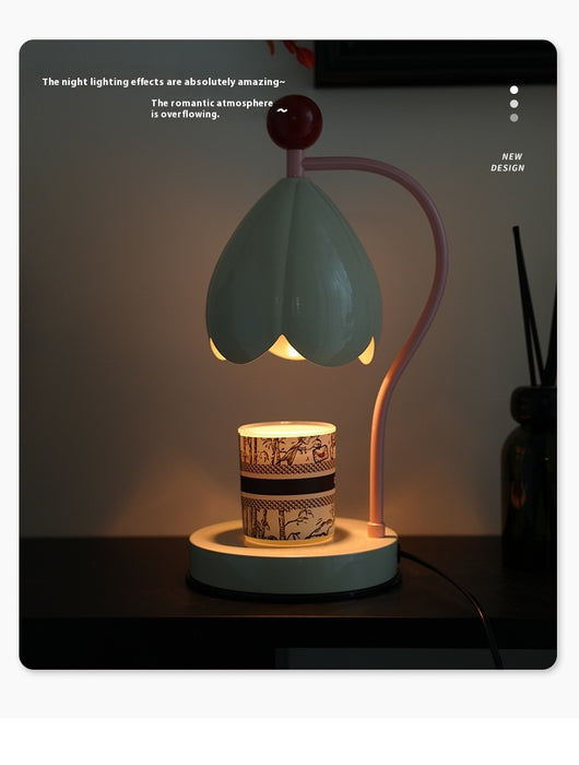 Lámpara de Aroma Estilo Antiguo con Cera Derretible Linglan - Image 9