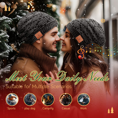 Gorro Tejido con Audífonos Integrados para Música - Image 3