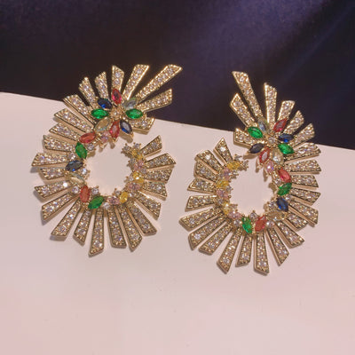 Aretes de Plata 925 Flor Simétrica Elegancia OL Minimalista - Image 3