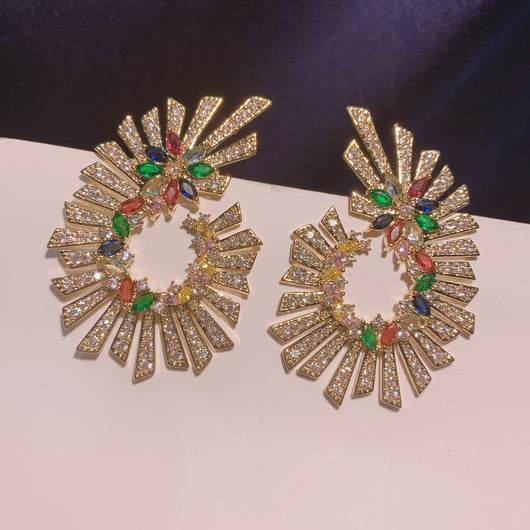 Aretes de Plata 925 Flor Simétrica Elegancia OL Minimalista - Image 3