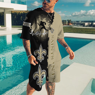 Conjunto de Playa Talla Grande: Playera Suelta y Shorts Estampados - Image 8