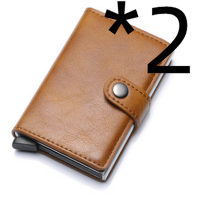Billetera Vintage para Hombre con Protección RFID, Cuero y Aluminio - Image 54