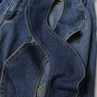 Jeans Cintura Alta Rectos Holgados Reductores - Image 29