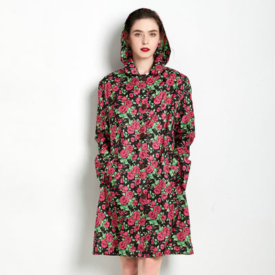 Abrigo Trinchera Rosa Midi para Mujer - Image 5