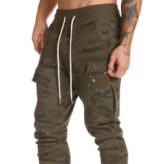 Pantalones de Entrenamiento Camuflaje Slim Fit - Image 5