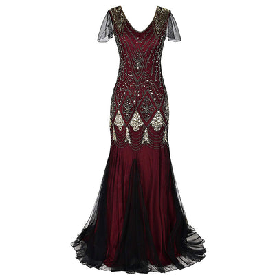 Vestido de Fiesta Talla Grande con Lentejuelas Estilo Vintage - Image 5