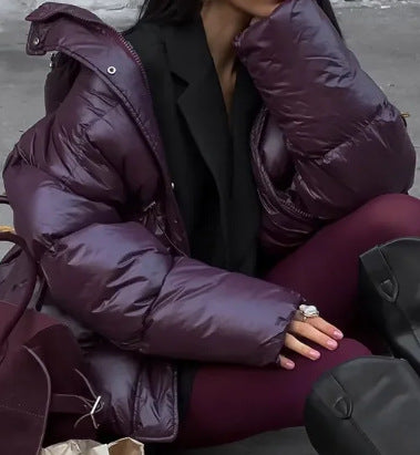 Chaqueta Acolchada de Algodón con Cierre en Cintura para Mujer - Image 14