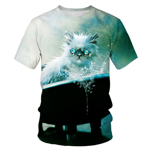 Camiseta Estampado Animal Gato para Toda la Familia - Image 19