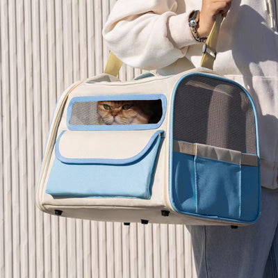 Bolsa Transportadora para Mascotas Transpirable de Gran Capacidad Plegable - Image 6