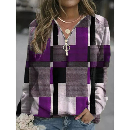 Suéteres Cuadriculados y Chaquetas Fleece para Mujer - Image 15