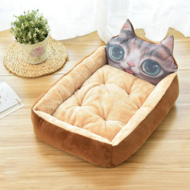 Cama Desmontable y Lavable para Perros Grandes - Nido Teddy Cartoon - Image 14