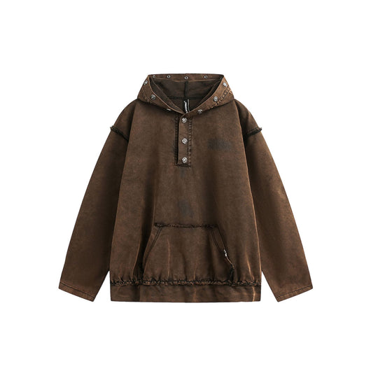 Chamarra Hoodie Retro Americana de Trabajo Pesado - Colección Primavera - Image 6