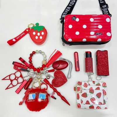 Set de Llaveros Rojo Fresa - Image 6