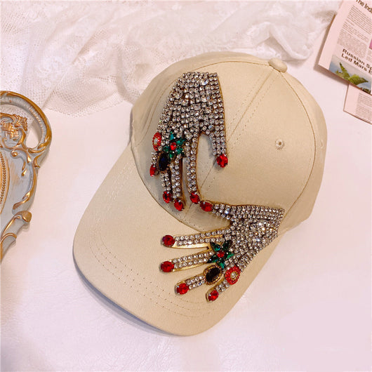 Sombrero de Moda para Mujer con Rhinestones Brillantes - Image 10