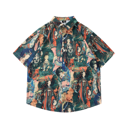 Camiseta Ukiyo Estampado Completo Manga Corta Unisex - Image 6