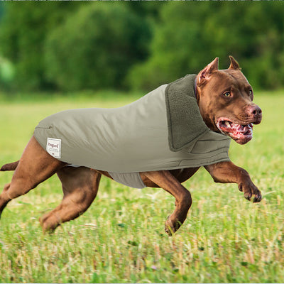Chaleco Acolchado de Cuello Alto para Perros - Abrigo Cálido Impermeable