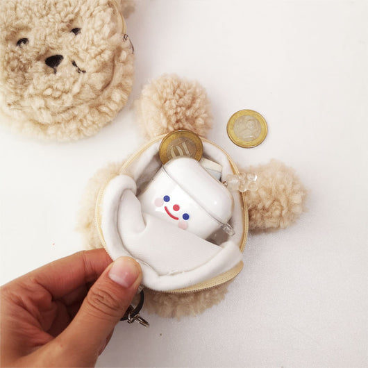 Monedero Peluche Oso con Llavero Colgante - Image 2