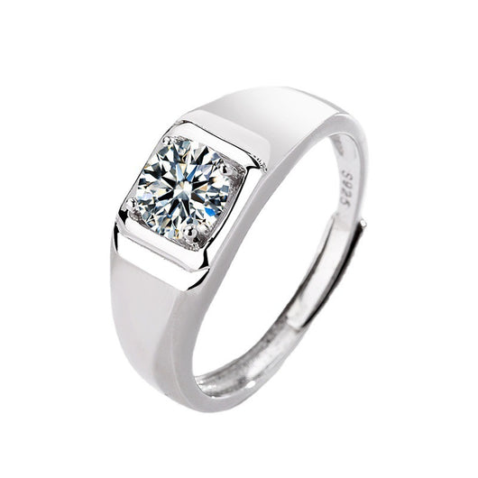 Anillo de Diamante Mozan para Parejas - 1 Quilate - Image 4