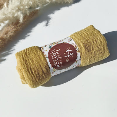 Pañuelo de Algodón y Lino Arrugado Monocromático - Image 96