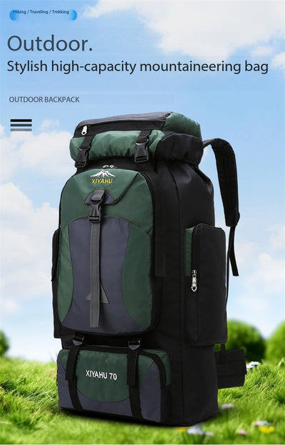 Mochila de Trekking 70L para Senderismo, Camping y Viajes de Aventura - Image 6