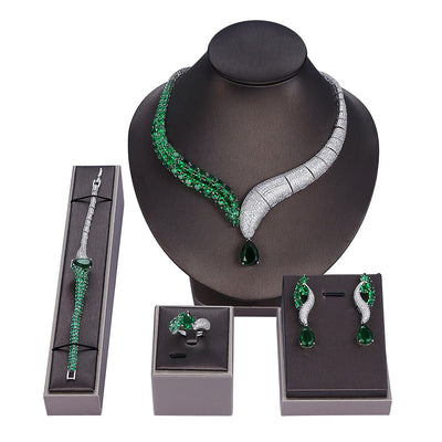 Juego de Joyería Completo: Collar, Aretes, Anillo y Pulsera - Image 8