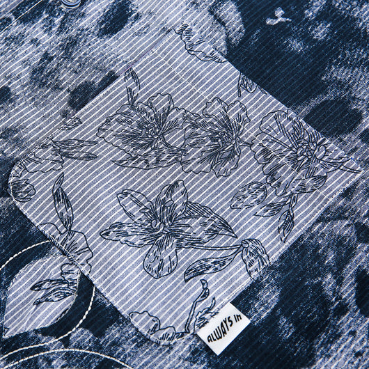 Camisa para Hombre con Bordado Floral Calado - Image 4