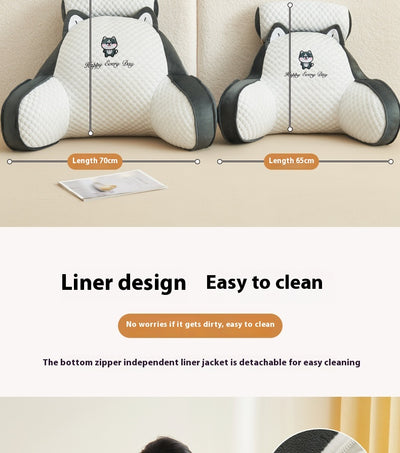Almohada de Apoyo Lumbar Grande con Relleno Suave - Image 39