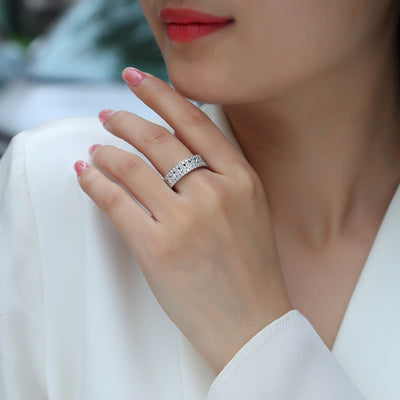 Anillo de Plata Esterlina 925 Diseño Exclusivo Resistente al Desvanecimiento