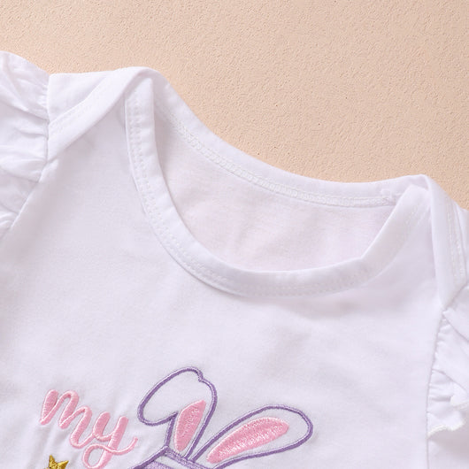Conjunto de Verano para Niñas con Bordados - 4 Piezas - Image 9