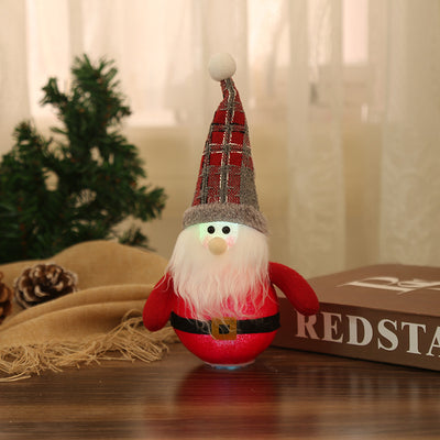 Adornos Navideños LED - Santa, Muñeco de Nieve, Reno y Gnomos Luminosos - Image 9