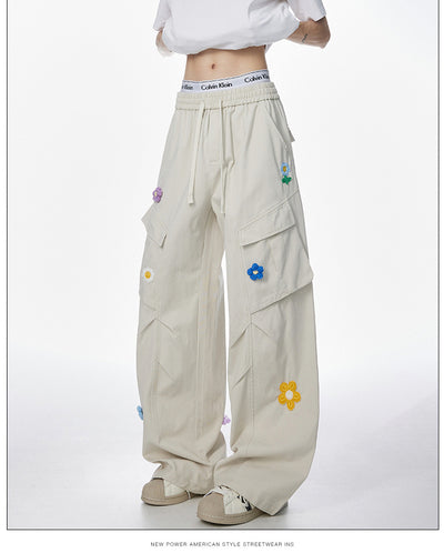 Pantalones de Trabajo Retro Multi-bolsillos Corte Recto Unisex - Image 17
