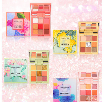 Paleta de Sombras Eyeshadow Tonos Tierra con Brillo y Lentejuelas Calabaza - Image 8