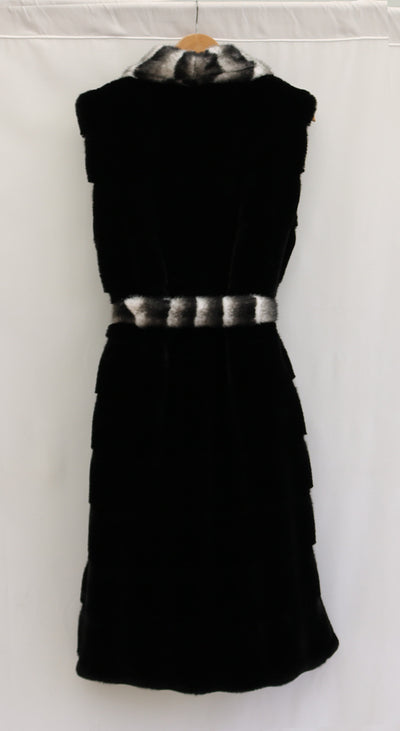 Chaleco Talla Grande con Solapa Ancha y Estampado Cebra - Image 14