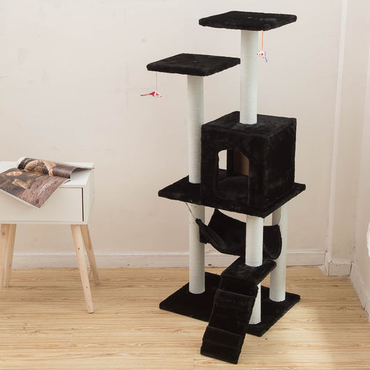 Árbol Rascador Multicapa para Gatos con Plataformas de Juego - Image 11