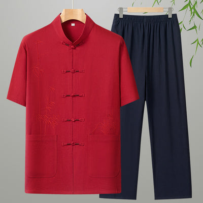 Conjunto de Descanso en Algodón para Abuelos - Cómodo y Elegante - Image 10
