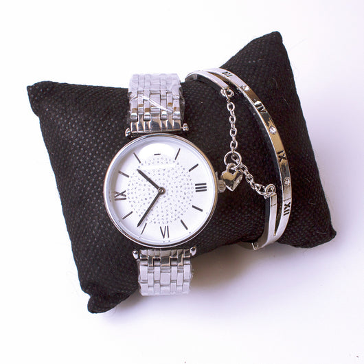 Reloj Gypsophila Douyin para Dama con Pulsera – Set de Dos Piezas - Image 8
