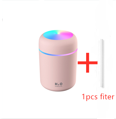 Humidificador de Aire USB para Auto con Luces LED Coloridas