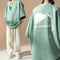 Camiseta Oversize Plus Size en Ante - Manga Corta y Suelta