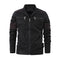 Chaqueta de Cuero y Polar para Hombre Otoño Invierno