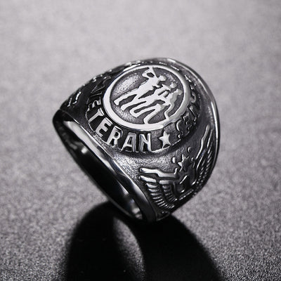 Anillo de Acero Titanio Personalizado para Hombre - Image 4