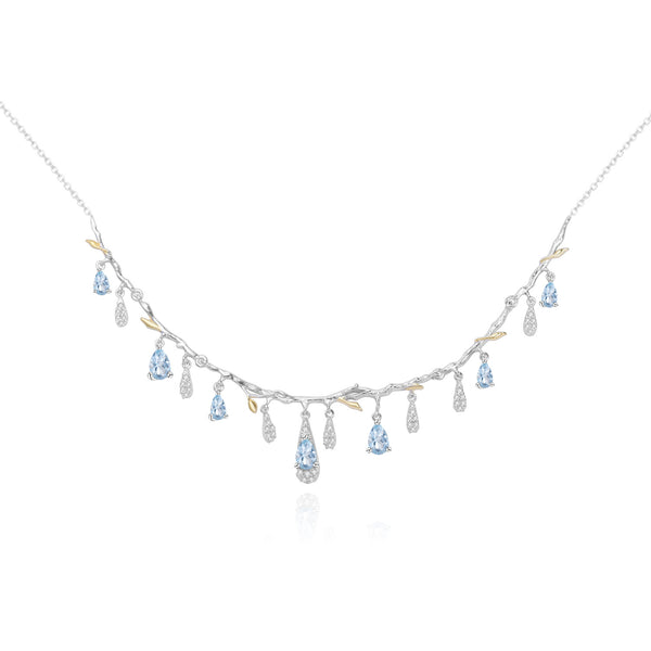 Collar de Topacio Natural en Plata S925 - Image 2