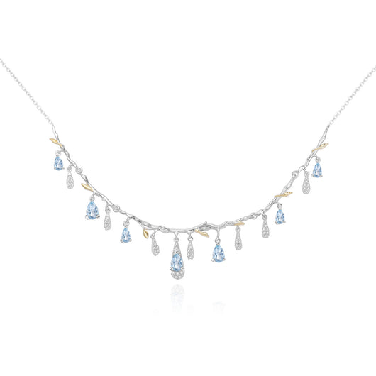 Collar de Topacio Natural en Plata S925 - Image 2