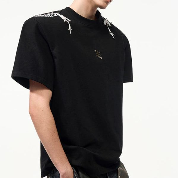 Remera Acolchada Rivet Backbone Spirit Snake Manga Corta