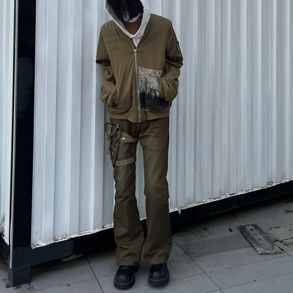 Pantalones de Algodón con Manga Ajustada Extinction