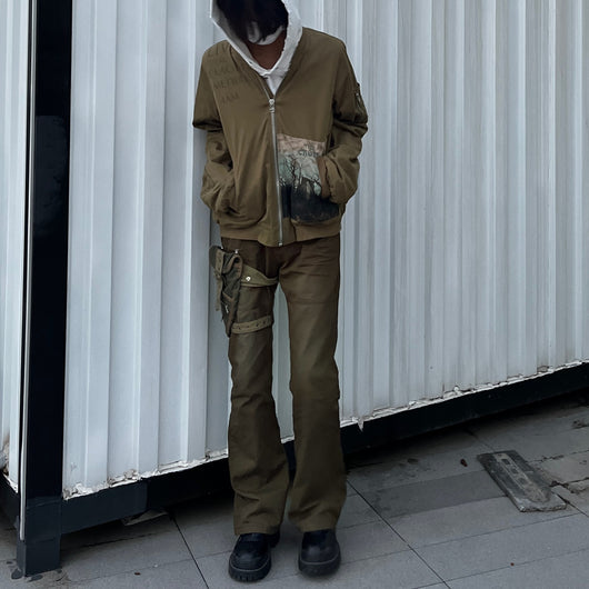 Pantalones de Algodón con Manga Ajustada Extinction