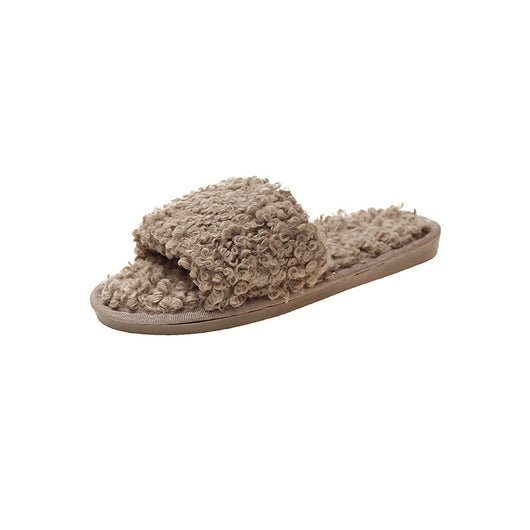 Pantuflas de Lana Rizada para Mujer con Suela Antideslizante - Image 15