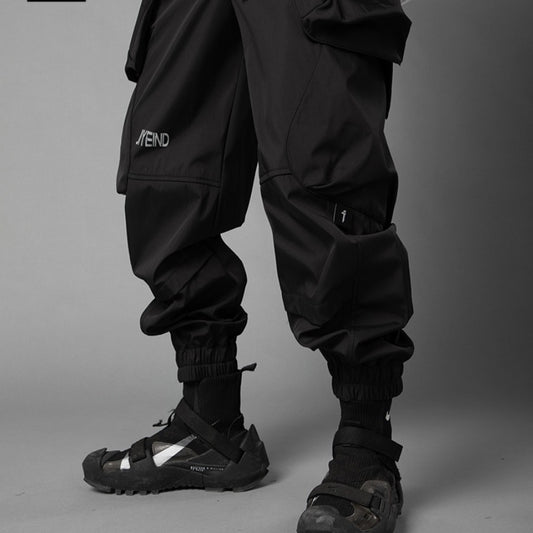 Pantalones Tácticos Funcionales con Cordón para Hombre - Primavera