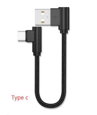 Cable de Carga Micro USB Acodado 90° Trenzado Reforzado 20cm - Image 7